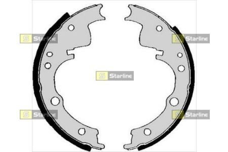 Тормозные колодки барабанные STARLINE BC 04330 (фото 1)