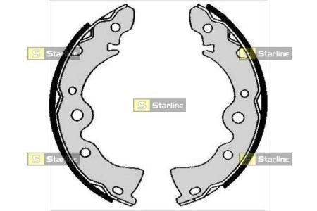 Тормозные колодки барабанные STARLINE BC 04870