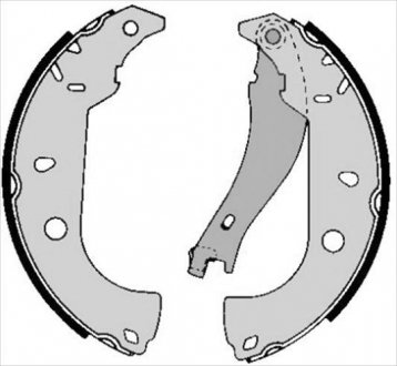 Тормозные колодки барабанные STARLINE BC 05050