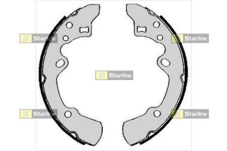 Тормозные колодки барабанные STARLINE BC 05620 (фото 1)