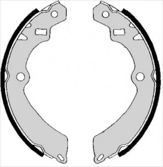 Фото гальмівні колодки барабанні STARLINE BC 05710 Гальмівні колодки барабанні STARLINE BC 05710