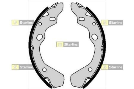 Гальмівні колодки барабанні STARLINE BC 05800