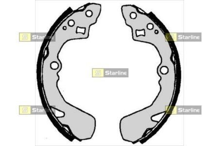 Гальмівні колодки барабанні STARLINE BC 06430