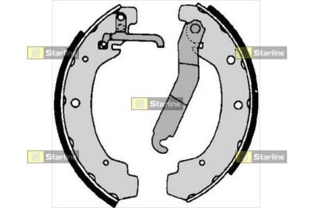 Тормозные колодки барабанные, к STARLINE BC06740