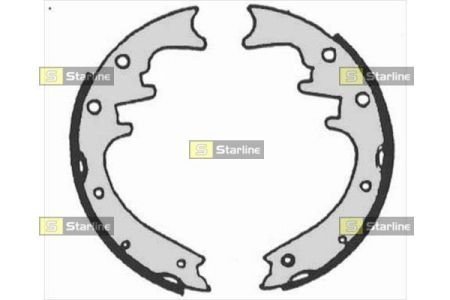 Гальмівні колодки барабанні STARLINE BC 07205