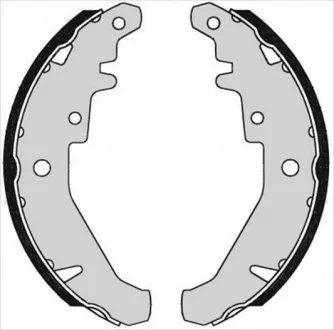 Гальмівні колодки барабанні STARLINE BC 07310
