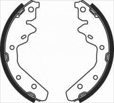 Гальмівні колодки барабанні STARLINE BC 07630