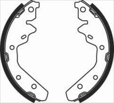 Гальмівні колодки барабанні STARLINE BC 07630