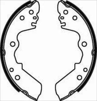 Гальмівні колодки барабанні STARLINE BC 07760