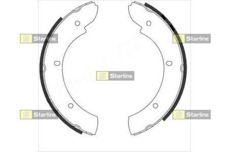 Гальмівні колодки барабанні STARLINE BC 08810