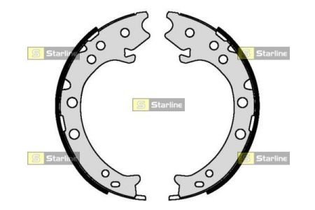 Колодки тормозные (барабанные), к-т. STARLINE BC09420