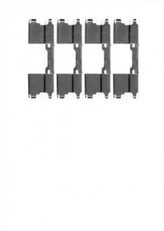 Ремонтный комплект тормозных колодок STARLINE BDPR44