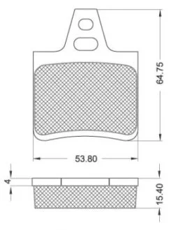 Гальмівні колодки дискові STARLINE BD S092