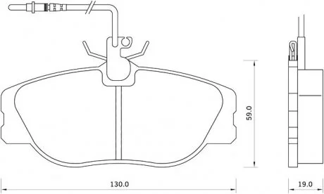 Гальмівні колодки дискові STARLINE BD S096