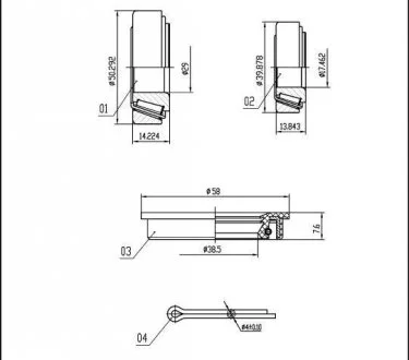 Фото підшипник колісний STARLINE LO 00944 Підшипник колісний STARLINE LO 00944