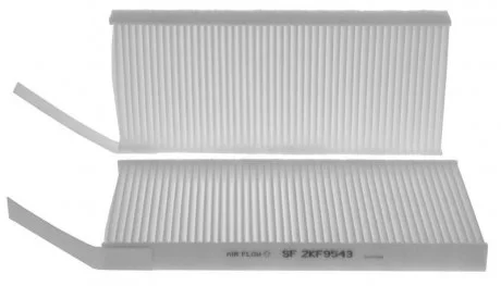 Фильтр салона (2 штуки в комплекте) MB Nissan Opel Renault 08- STARLINE SF2KF9543