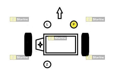 Опора двигателя и КПП STARLINE SM0513
