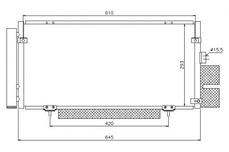 Конденсер STARLINE SUA5073D