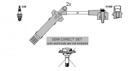 Комплект кабелів запалювання STARLINE ZK 4626