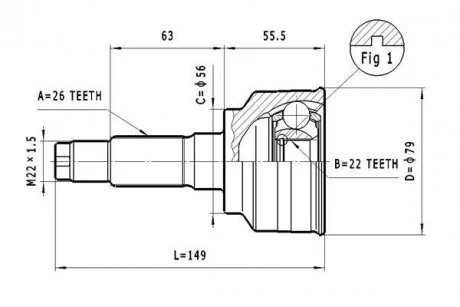 Шарнірний набір STATIM C606