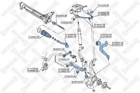 Подвеска STELLOX 7700853SX