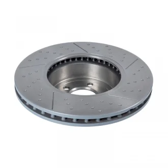 Диск гальмівний (передній) BMW 3 (F30/F80)/4 (F32/F82) 11- (370x30) (з прорізом) (вент.) PRO+ SWAG 20105720