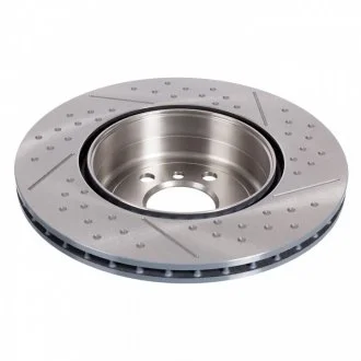 Диск гальмівний (задній) BMW 3 (F30/F80/F34)/4 (F36) 11- (345x24) SWAG 20105725