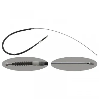 Тросик тормозной (сторона установки: сзади, сзади слева, сзади справа) SWAG 30948306