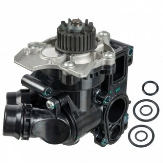 Помпа воды Audi A3-A8/Skoda/Seat/VW 1.8-2.0FSI/TFSI 04- (29z)(B/B)(6 лоп)(с термостатом,датчиком t) SWAG 33102379