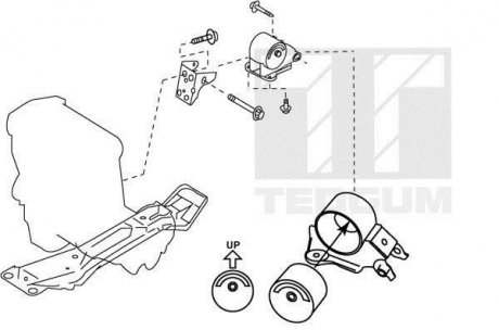 Подушка двигателя TEDGUM 00461068