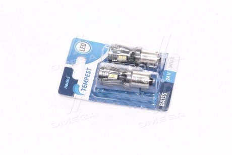 Лампа LED вказівників поворотів та стоп-сигналів 24V BA15S 14SMD WHITE<> TEMPEST TMPLX16S2524