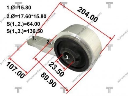 Сайлентблок важеля TENACITY AAMNI1032