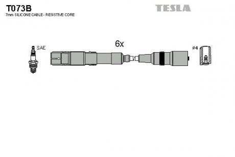 Дроти запалення, набір TESLA T073B