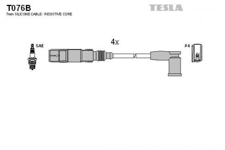 Дроти в/н Skoda Octavia (1U2) TESLA T076B