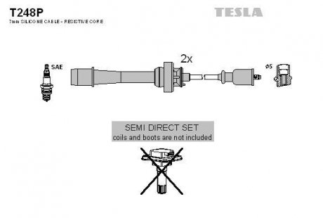 Проводи в/в Mazda 323, Premacy, 99-05 TESLA T248P