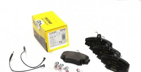 Фото комплект гальмівних колодок TEXTAR 2146304 Комплект гальмівних колодок TEXTAR 2146304