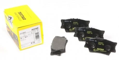 Фото комплект гальмівних колодок TEXTAR 2433801 Комплект гальмівних колодок TEXTAR 2433801