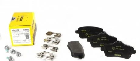 Фото комплект гальмівних колодок TEXTAR 2521502 Комплект гальмівних колодок TEXTAR 2521502