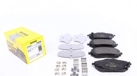 Колодки тормозные, к-кт. TEXTAR 2569801