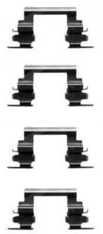 Гальмівні колодки (монтажний набір) TEXTAR 82507300