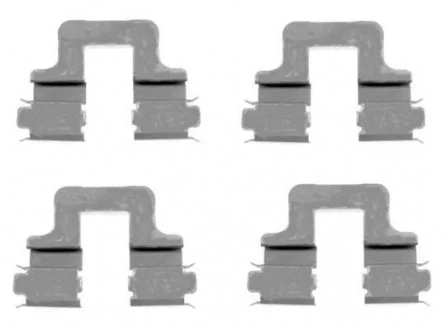 Гальмівні колодки (монтажний набір) TEXTAR 82509000