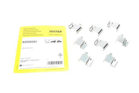 Монтажний набір гальмівних колодок задн/передн MERCEDES SPRINTER 3,5-T (B907), SPRINTER 3,5-T (B907, B910), SPRINTER 3-T (B907), SPRINTER 3-T (B910), SPRINTER 3-T (B910 780.681-OM654.920 02.18- TEXTAR 82539301