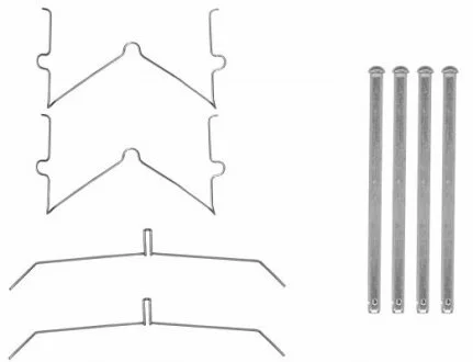 Монтажний набір гальмівних колодок передн HYUNDAI XG, LEXUS LX, TOYOTA LAND CRUISER 200, SEQUOIA, TUNDRA 2.5-5.7ALK 09.00- TEXTAR 82547600