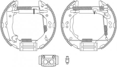 Тормозные колодки барабанные. HYUNDAI T. ATOS PRIME 2001- TEXTAR 84056800