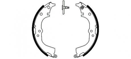 Гальмівні колодки (набір) TEXTAR 91050900