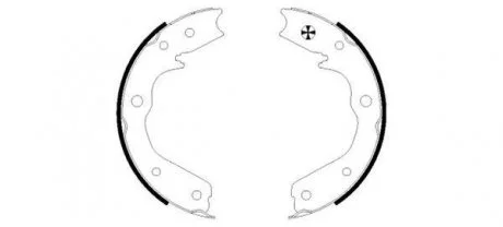 Гальмівні колодки ручного гальма TEXTAR 91059200