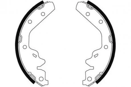Гальмівні колодки (набір) TEXTAR 91063800