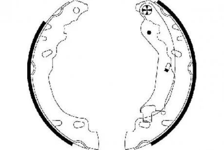 Щоки гальмівні Panda,500,Ford Ka 03- TEXTAR 91064600