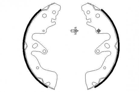 Гальмівні колодки (набір) TEXTAR 91068700