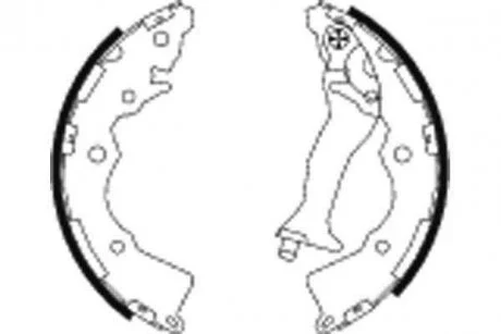 Гальмівні колодки (набір) TEXTAR 91068900